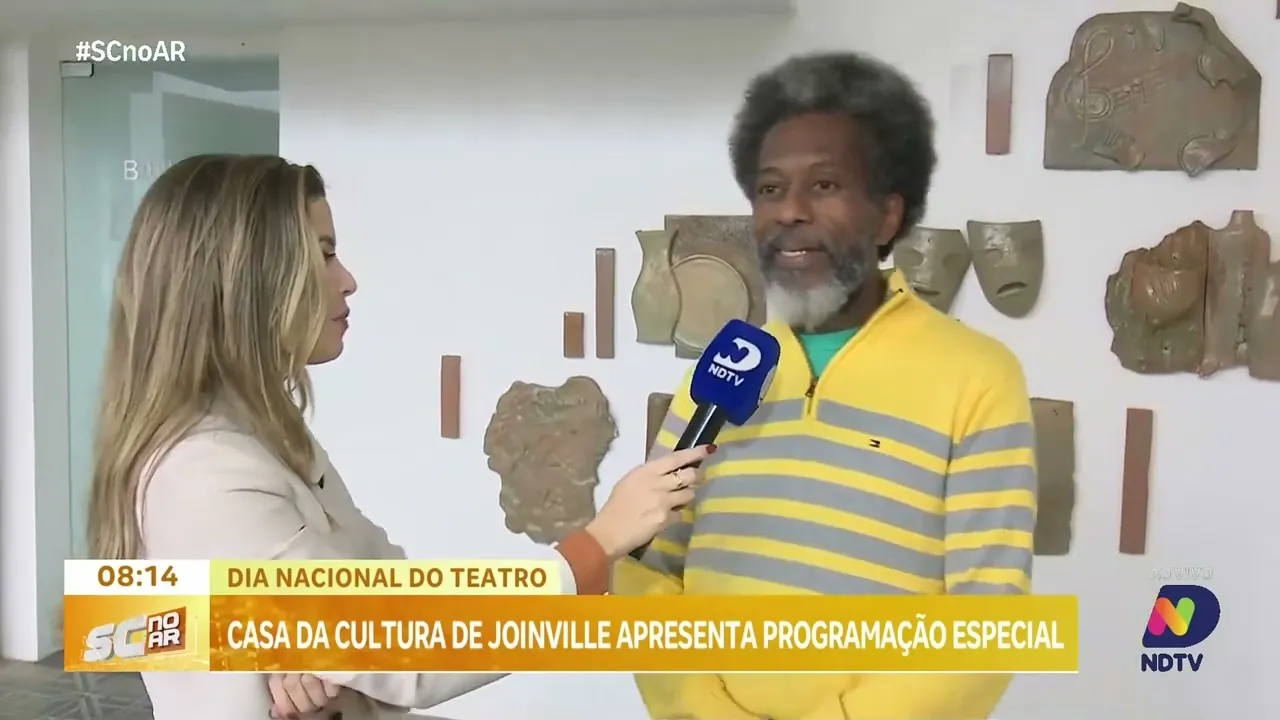 Joinville celebra o Dia Nacional do Teatro com atividades especiais na Casa da Cultura