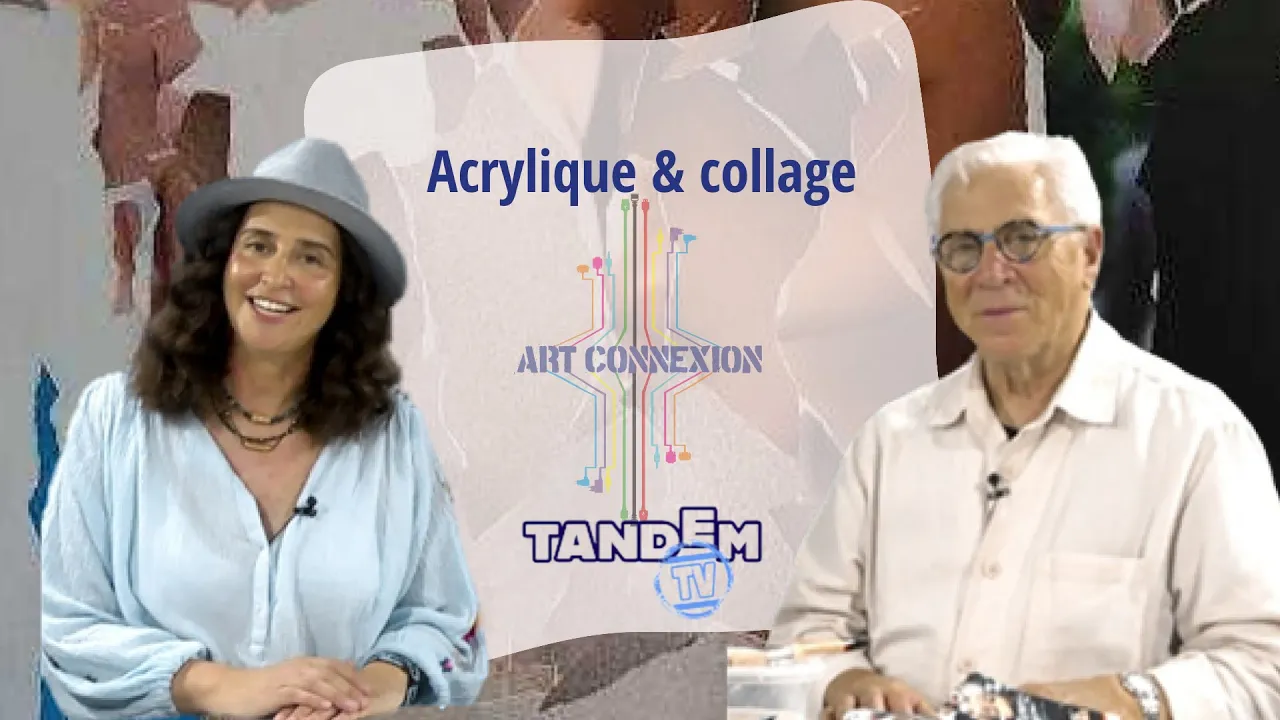 Peinture et art du collage avec Jean-Claude Wieder : Art Connexion