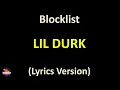 Lil Durk - Blocklist (Lyrics version)