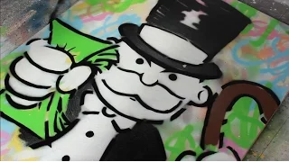 HOW TO PAINT THE MONOPOLY MAN - ALEC MONOPOLY