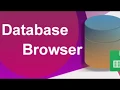 Database Browser Google Sheets add-on Introduction