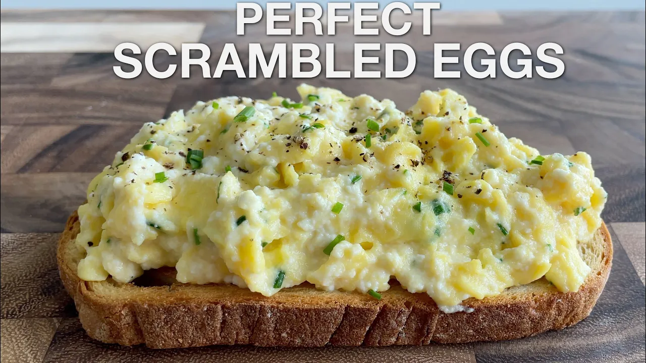 Perfect Scrambled Eggs with Ricotta and Chives (episode 125)