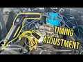 How to adjust the timing on a 350 engine