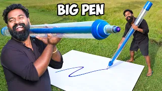 I Made Giant Pen With My Hand | M4 Tech |