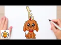 How To Draw Max From The Grinch Christmas Drawing Tutorial