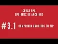 1 - Comprimir Archivo en zip