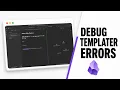 How to Fix Obsidian Templater Parsing Errors Templater Parse Debug