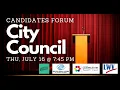 Casper City Council Candidate Forum July 16 2026