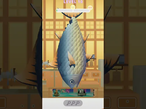 bersihkan ikan samlon🐟✨ - sushi roll 3d #shorts #videoshorts #viral #trending