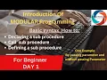 Tutorial-1 on Modular Programming in QBASIC using SUB Procedure with example for SEE Exam