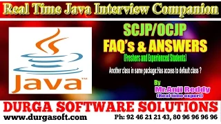 Java Interview Companion java Another class in same package Has access to default class