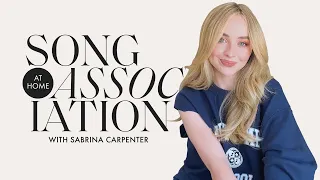 Download Sabrina Carpenter Sings Taylor Swift, Ariana Grande, \u0026 The 1975 in a Game of Song Association | ELLE MP3