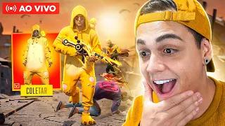 🔴 AO VIVO - RUSHADÃO NA NOVA TEMPORADA!! FREITAS FREE FIRE 💙