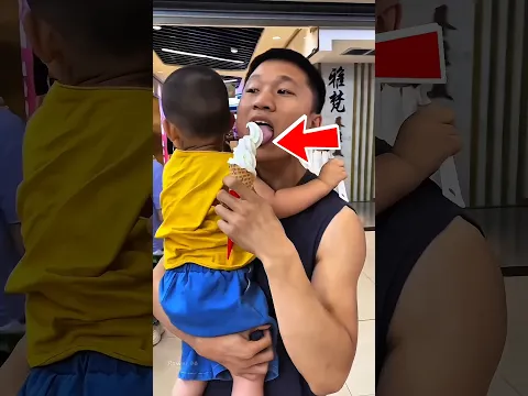 Ayah ini Pakai Trik Cerdas Agar Anaknya Gak Ikutan Makan Es Krim 🤣🍦