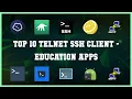 Top 10 Telnet Ssh Client Android Apps