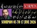 05 TO 17 JUNE 2026 SCORPION BIG BENEFITS PASSA ZODIAC HOROSCOPE HAIDER G