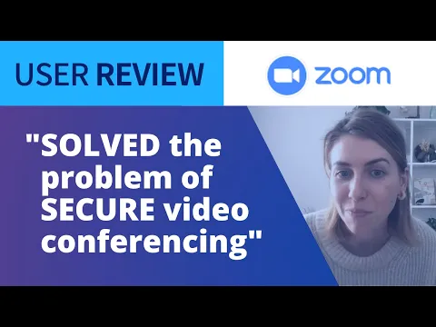 Thumbnail for Zoom User Review: Provides Secure Video Conferencing, but Not the Best According to Program Officer