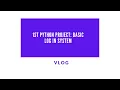 1st Python Project Basic Log in system