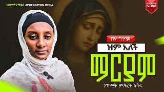 ድንቅ ግጥም ዝም አለች ማርያም A Wonderful Poem Maryam Remained Silent 