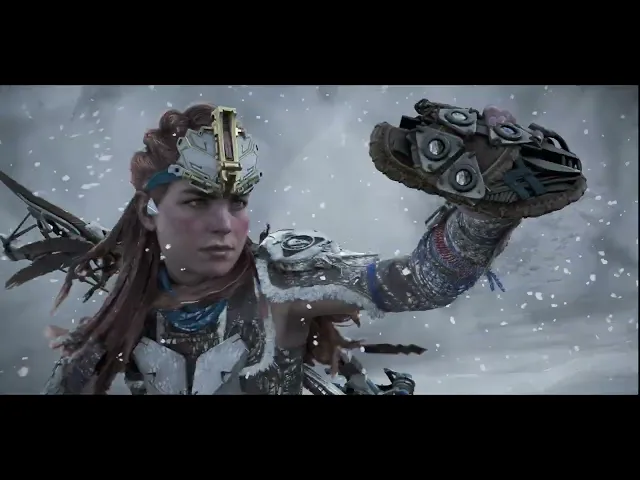 Horizon Forbidden West - Aloy Fights a Tremortusk