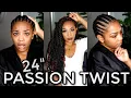 24 RE-TWISTED PASSION TWIST CROCHET HAIR INSTALL IN MINUTES KARIDA HAIR