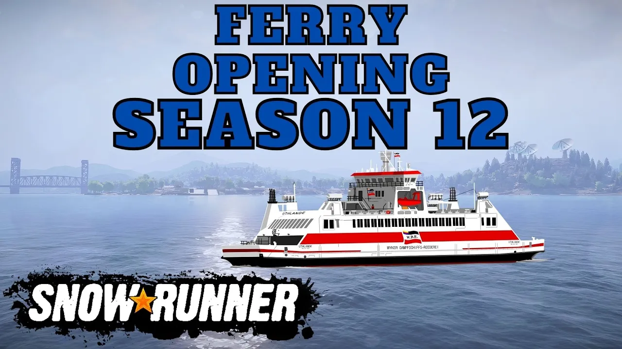 How To Open The Ferry In Season 12 North Carolina New SnowRunner DLC Guide Tutorial Walk Through