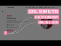 Create Scroll to Top Button Using HTML CSS Javascript HTML CSS J Query Both
