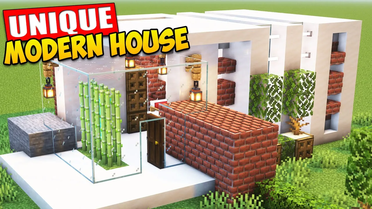Minecraft: Modern House Tutorial ⚒️