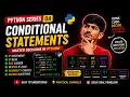 Python Conditional Statements if if-else elif Nested if Ep 4