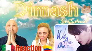 Download Dimash - We Are One | ❤️Very Emotional React  (🇮🇹Italian And 🇨🇴Colombian Reaction) MP3