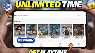 this cloud gaming app gives unlimited playtime 9999 minutes 