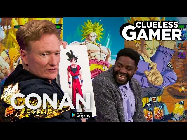 Clueless Gamer: "Dragon Ball Legends" With Ron Funches  - CONAN on TBS