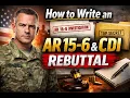 How to Write an AR 15-6 or Command Directed Investigation CDI Rebuttal UCMJ Defense Playbook