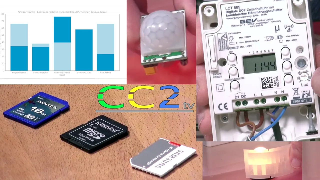 CC2tv: #243 Unsterbliche uSD Speicher und Lichtsteuerung