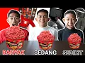 Download Lagu MAKAN MIE TERPEDAS PORSI SEDIKIT, SEDANG, DAN BANYAK! ADA YANG MAIN CURANG😱 | Mikael TubeHD