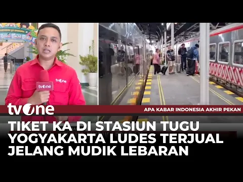 231 Ribu Tiket Kereta Api di Stasiun Tugu Yogyakarta Sudah Terjual