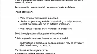 Lecture 2a Three parallel-programming models