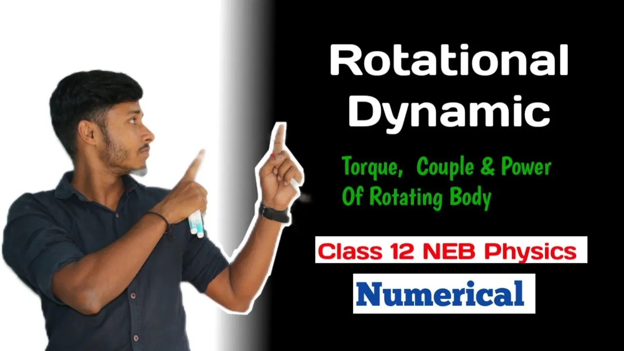 Rotational Dynamic Numerical || Torque And Angular Acceleration || Tuition Master