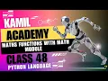 Python Math Functions with the Powerful Math Module A Comprehensive Guide Class 48