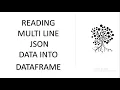Loading Multiline Json Data into DataFrame