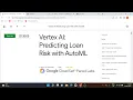 Vertex AI Predicting Loan Risk with AutoML Qwiklabs