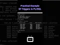 Triggers in PLSQL Practical Example plsql tutorial TechnonTechTV