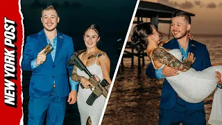 Kyle Rittenhouse Gets HITCHED Pictured With Bride Wielding AR-15