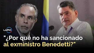El reclamo al Procurador Eljach por la falta de sanciones a Armando Benedetti
