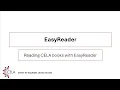 Using the Dolphin EasyReader app to read CELA books and magazines