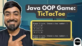 Java Tic Tac Toe Game OOPs Text-based Command Line Project