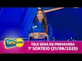Download Lagu CONFIRA O 1º SORTEIO DA TELE SENA DE PRIMAVERA (21/09/2025)