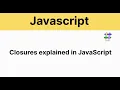 Understanding Closures in JavaScript - Javascript closures explained in Telugu