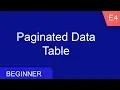Flutter Paginated Data Table Flutter Beginner Series e4