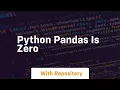 python pandas is zero